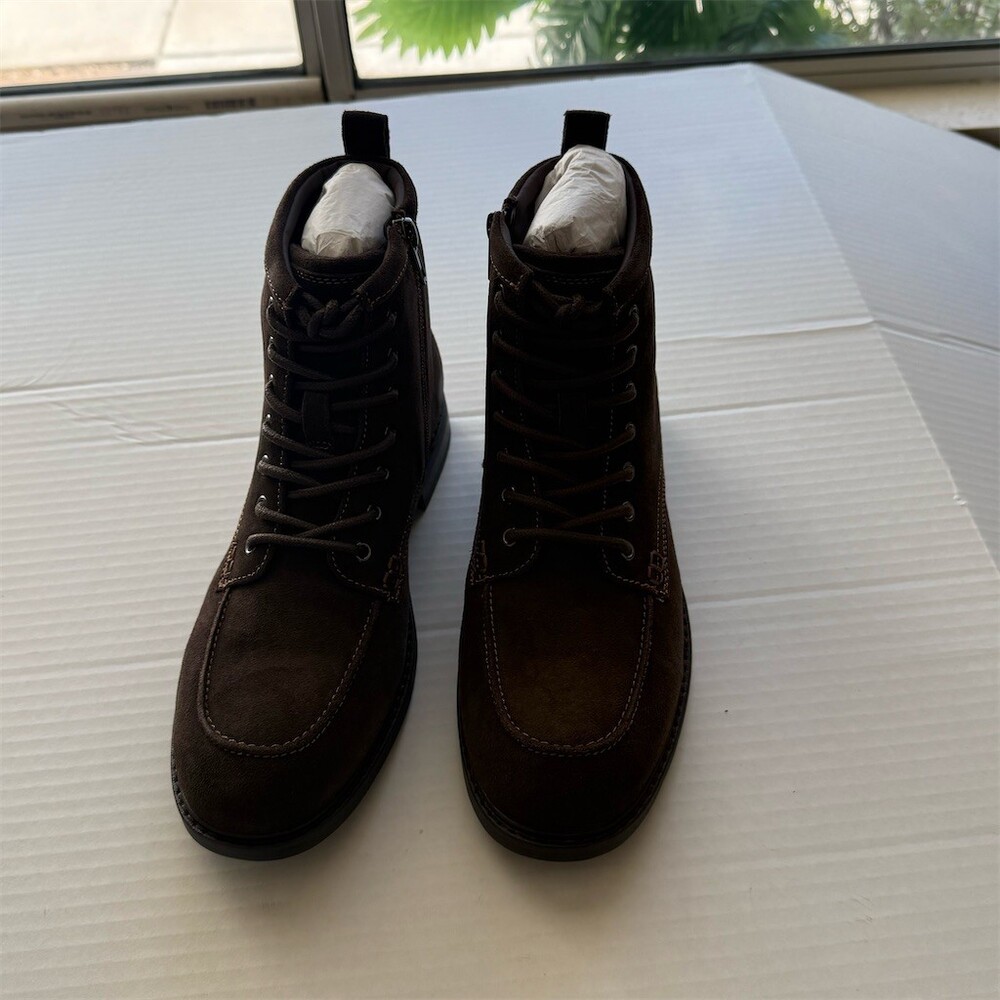 ALDO Knighton Boots Men's US 9 Brown Chukka Ankle Side Zip Lace-Up w/ Box